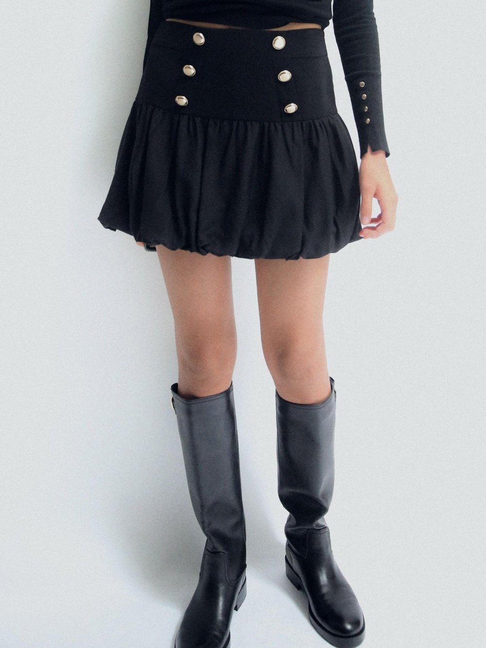Zara Mini Balloon Skirt